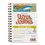 Strathmore A5 Pad Visual Journal - Mixed Media ( 14X20.3 CM x 34 sheets) 190 g/m2 natural white paper color 500 Series (5.5*8 IN)
